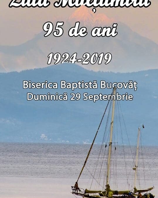 Aniversare la Biserica Baptistă din Bucovăț