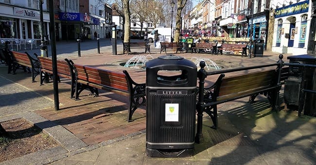 Coșuri noi în stil londonez la Timișoara