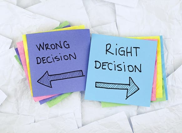 Cinci pași pentru a face o alegere bună