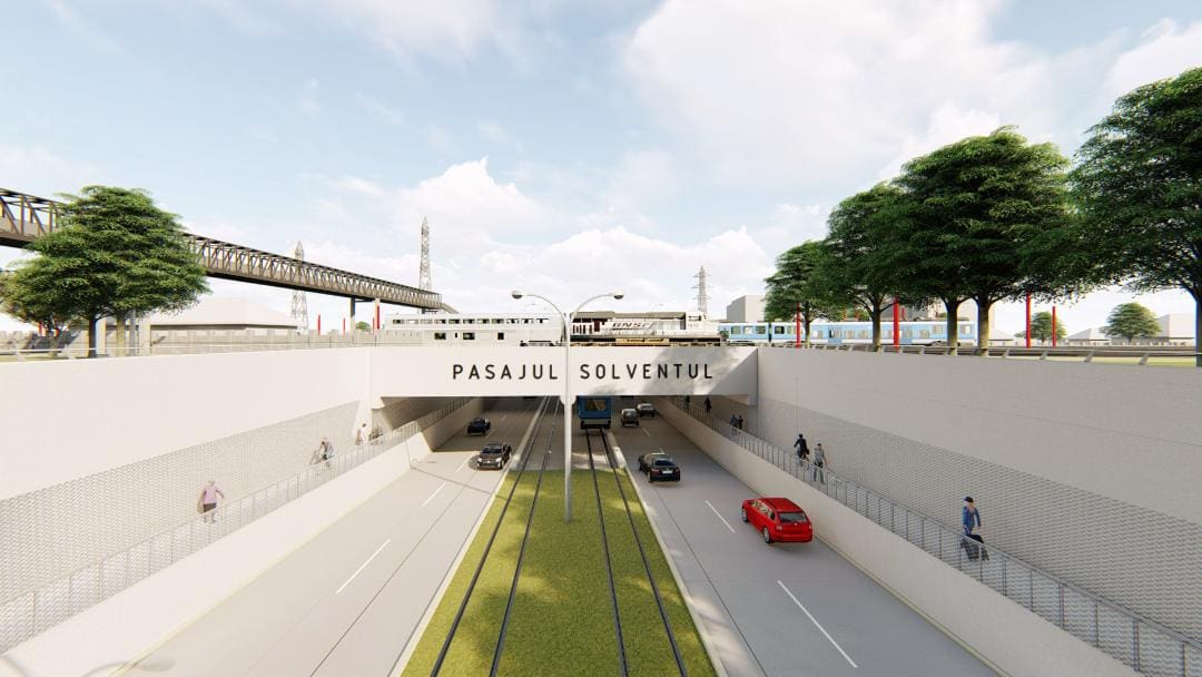 Lucrările la Pasajul Solventul intră în etapa de construire a chesonului