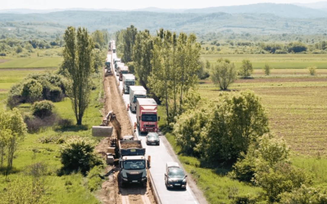 DRDP anunță finalizarea lucrărilor pe DN68A între Margina și Coșava