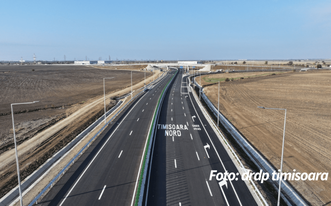 De astăzi se poate circula pe drumul de legătură dintre Timișoara și autostrada A1