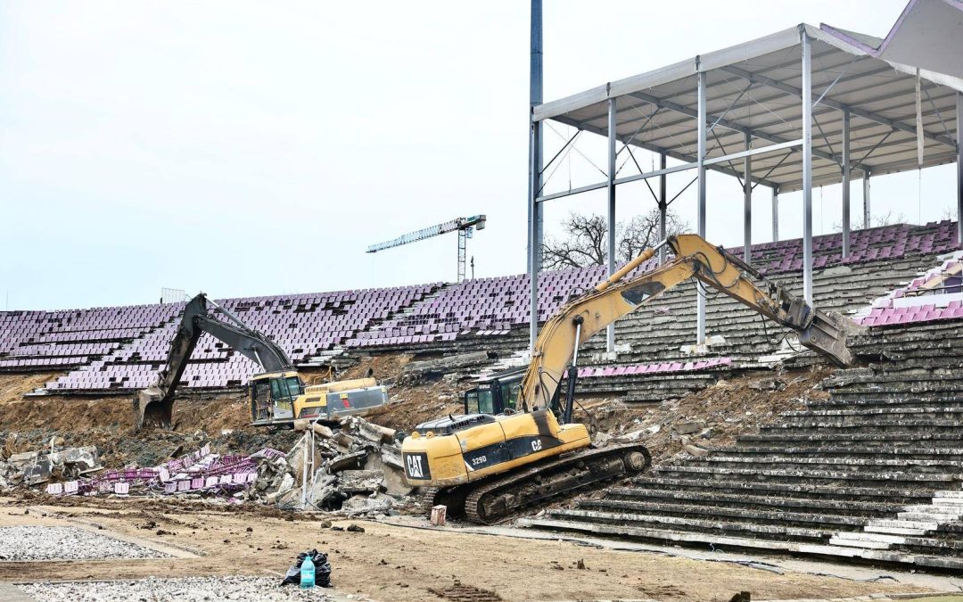 A fost contestată licitația pentru construirea stadionului „Dan Păltinișanu”